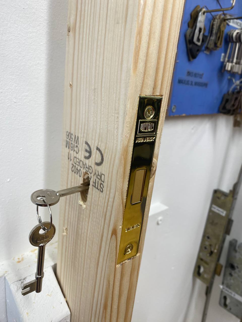 Union 158 JEL mortice lock with original key